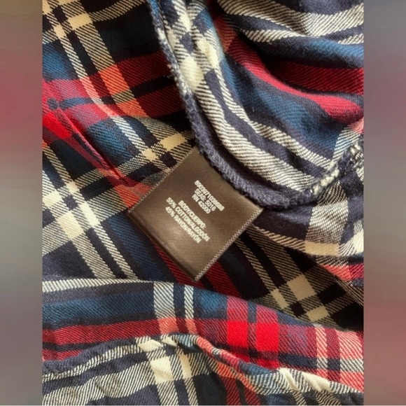 Joe Boxer Plaid Button Up - Picture 3 of 4